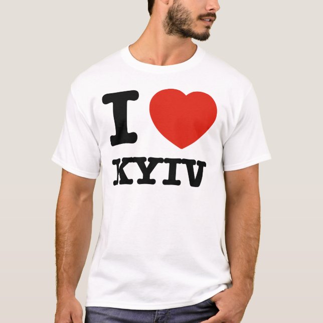 T-shirt J'aime Kyiv (Devant)