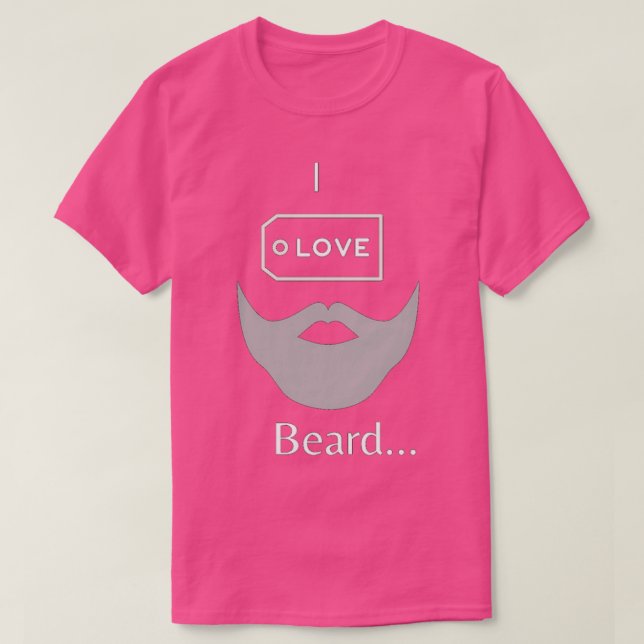 T-shirt J'aime la barbe 3 (Design devant)