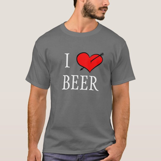 T-shirt J'aime la bière (Devant)