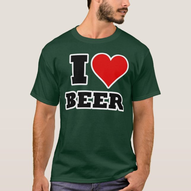 T-shirt J'aime la bière (Devant)