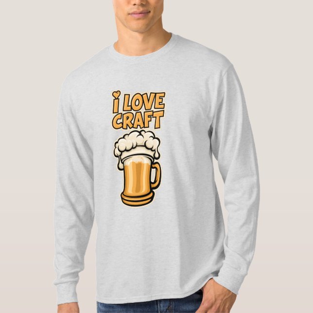 T-shirt J'aime la bière artisanale (Devant)