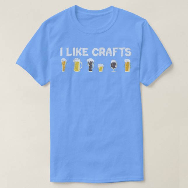 T-shirt J'Aime La Bière Artisanale Boire  (Design devant)