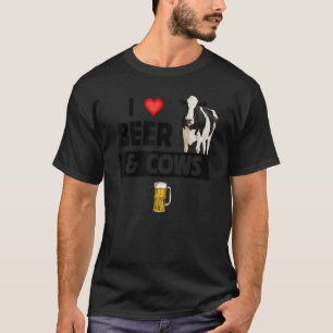 T-shirt J'aime la bière et les vaches   Élevage chrétien d