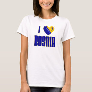 T-shirt J'aime la Bosnie