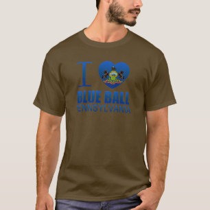 T-shirt J'aime la boule bleue, PA