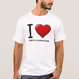 T-SHIRT J'AIME LA CAROLINE DU NORD