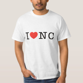 T-shirt J'AIME la Caroline du Nord