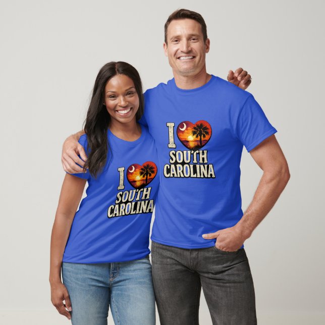 T-Shirt J'AIME LA CAROLINE DU SUD (Unisexe)