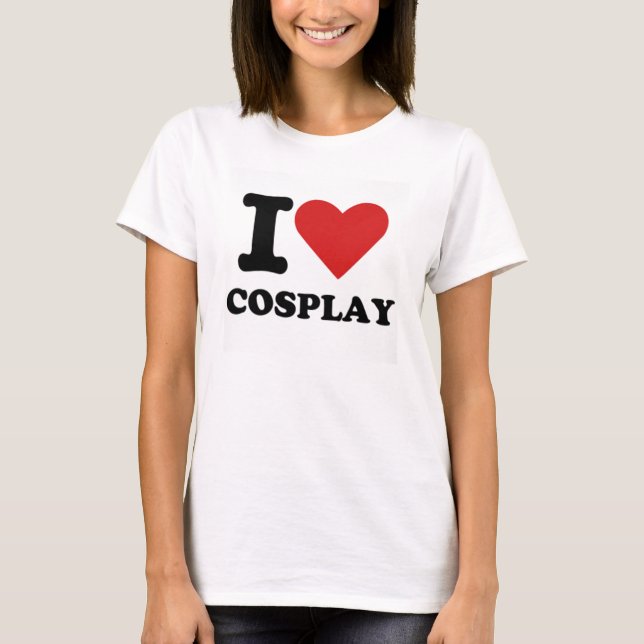 T-shirt J'aime la chemise de Cosplay (Devant)
