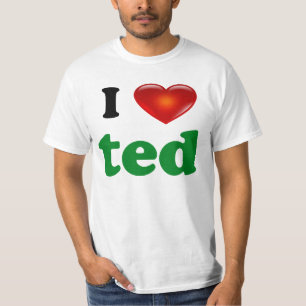 T-shirt J'aime la chemise de Ted