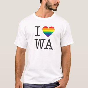 T-shirt J'aime la chemise de Washington