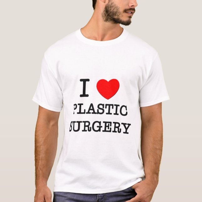 T-shirt J'aime la chirurgie plastique (Devant)