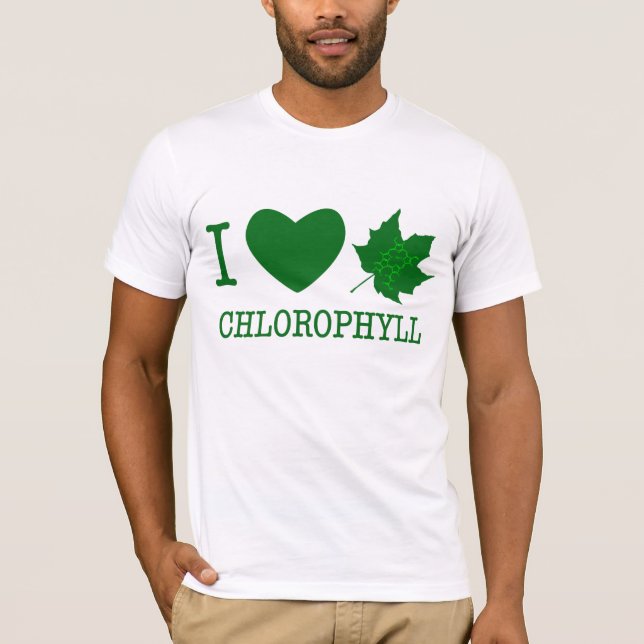 T-shirt J'aime la chlorophylle (Devant)