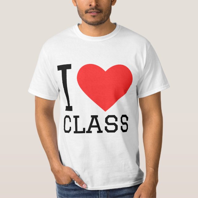 T-shirt J'aime la classe (Devant)