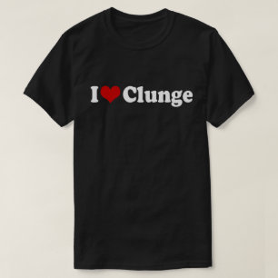 T-SHIRT J'AIME LA CLUNGE {HEART}