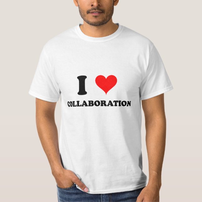 T-shirt J'aime la collaboration (Devant)