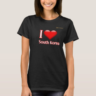 T-shirt J'aime la Corée du Sud