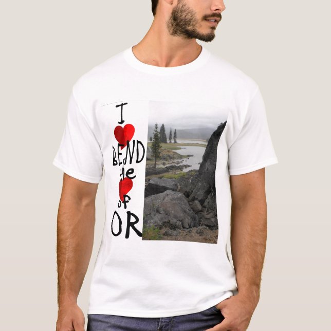 T-shirt J'aime la courbure (Devant)