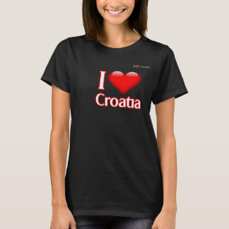 T-shirt J'aime la Croatie