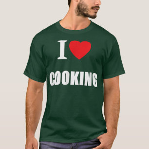 T-shirt J'Aime La Cuisine Pour Les Bakers, Les Cuisiniers,