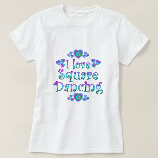 T-shirt J'aime la danse carrée (Design devant)