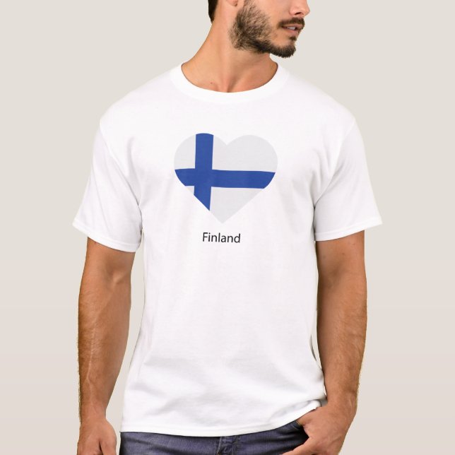 T-shirt J'aime la Finlande (Devant)