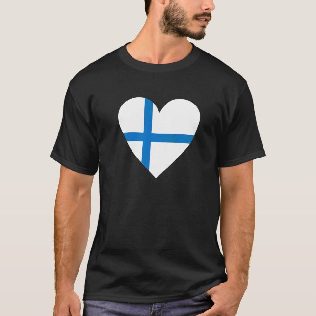 T-shirt J'aime la Finlande (Devant)
