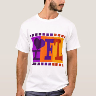 T-shirt J'aime la Floride et la pop art 2