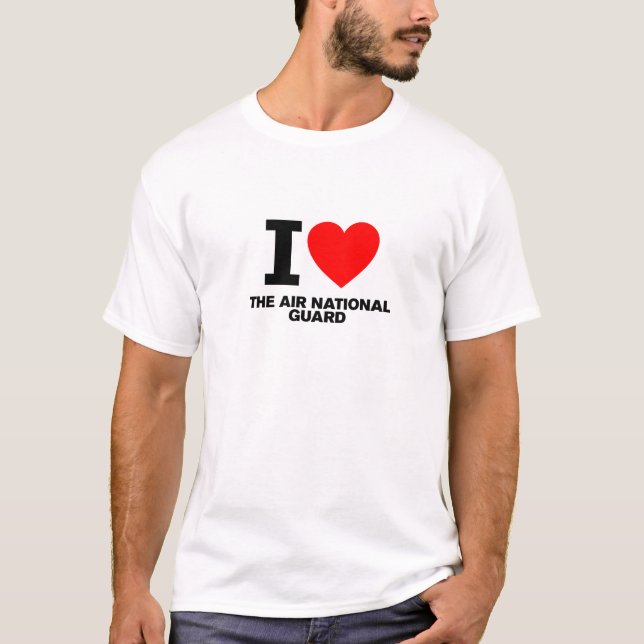 T-shirt J'aime la Garde nationale aérienne (Devant)