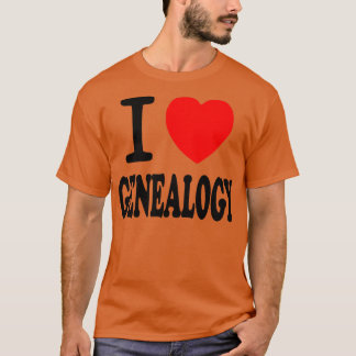 T-shirt J'aime la généalogie