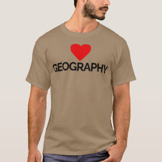 T-shirt J'aime la géographie 6
