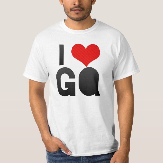 T-shirt J'aime la GQ (Devant)
