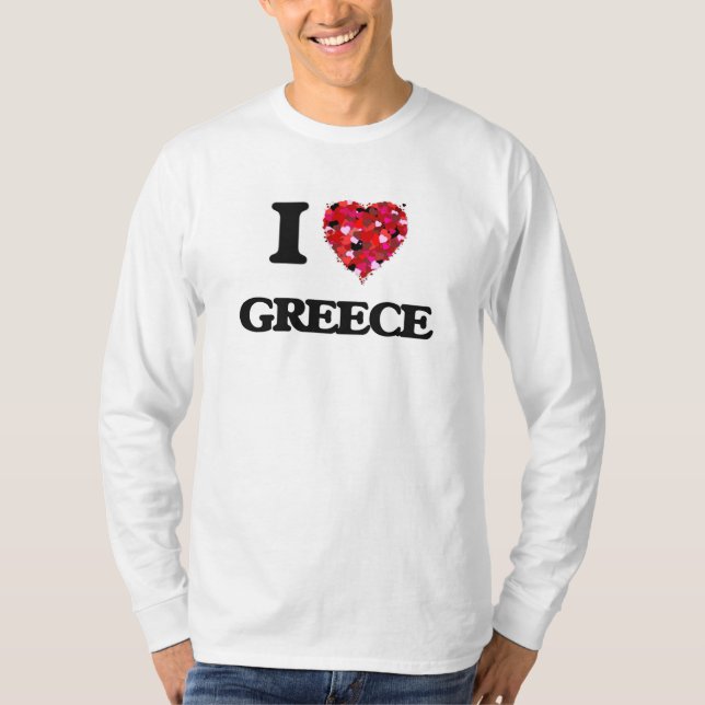 T-shirt J'aime la Grèce (Devant)