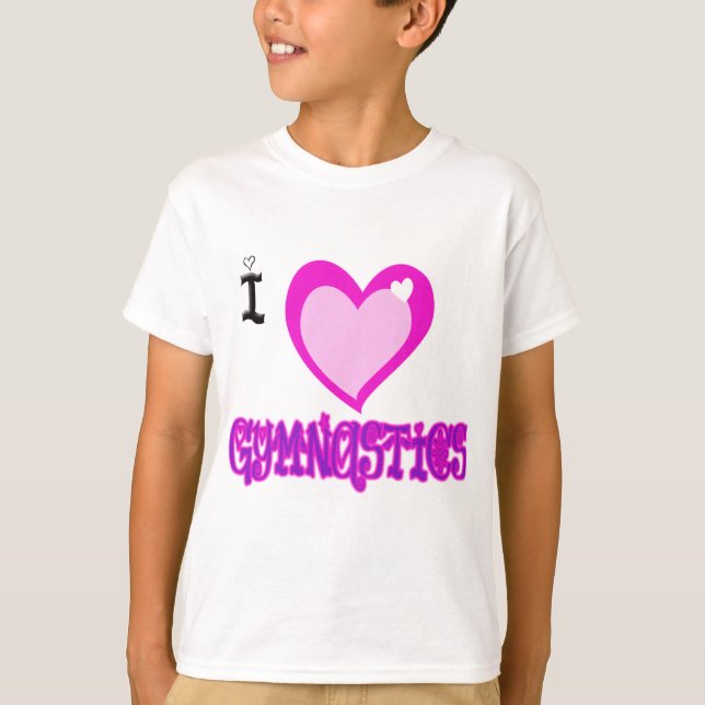 T-shirt J'aime la GYMNASTIQUE (Devant)