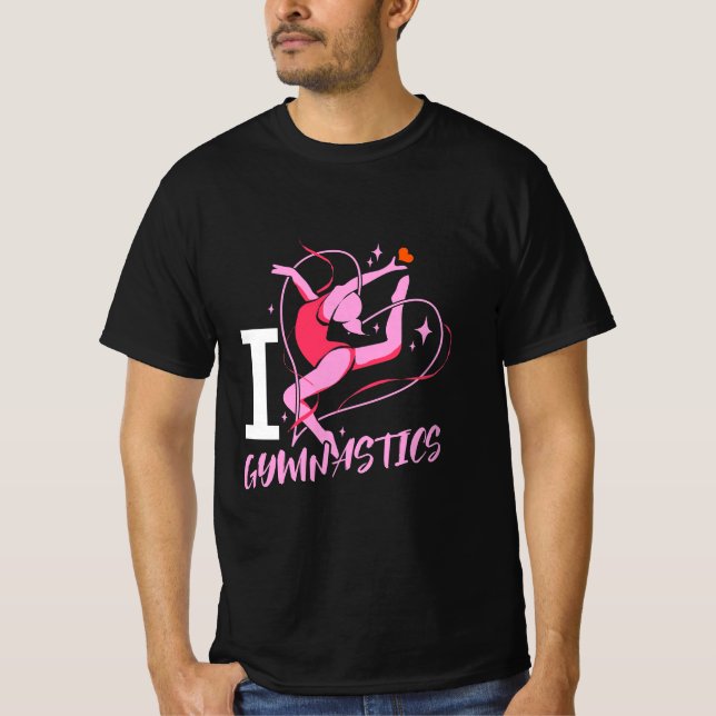 T-shirt J'aime la gymnastique (Devant)
