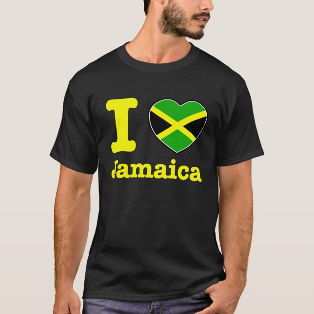 T-shirt J'aime la Jamaïque (Devant)