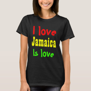 T-shirt J'aime la Jamaïque
