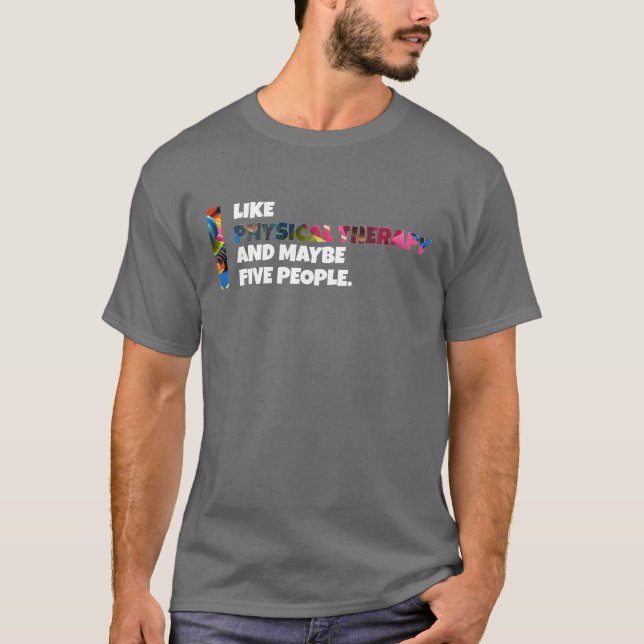 T-shirt J'aime la kinésithérapie (Devant)