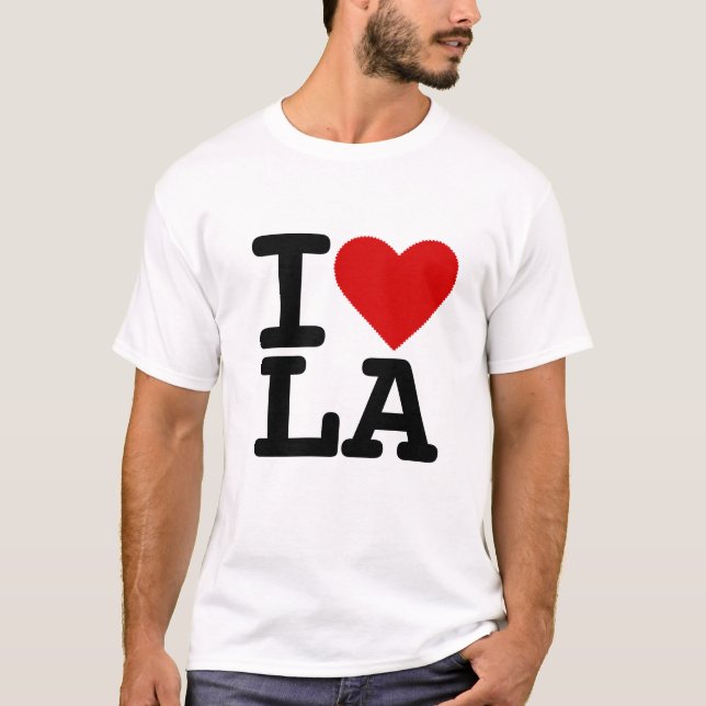 T-shirt J'aime la LA (Devant)