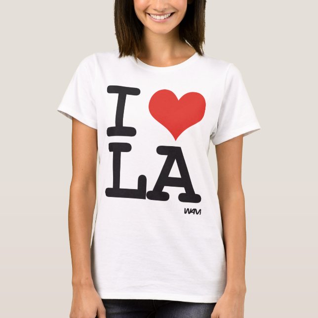 T-shirt J'aime la LA (Devant)