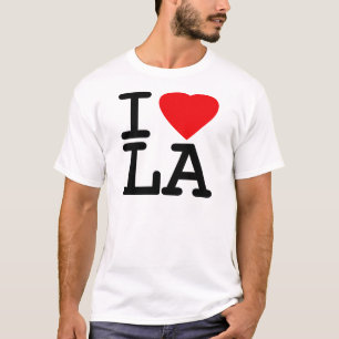 T-shirt J'aime la LA de coeur