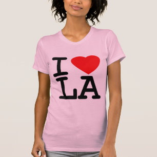 T-shirt J'aime la LA de coeur