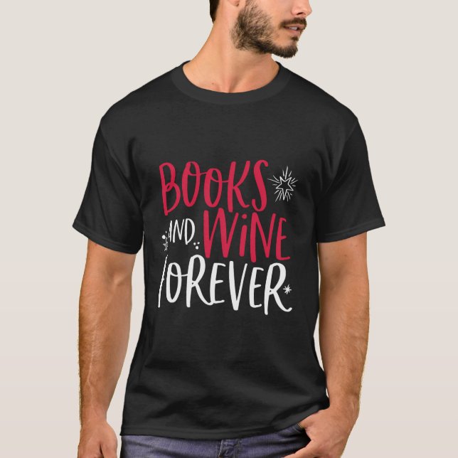 T-shirt J'Aime La Lecture Et Les Livres À Vin Don Pour Lec (Devant)