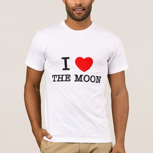 T-shirt J'aime la lune (Devant)