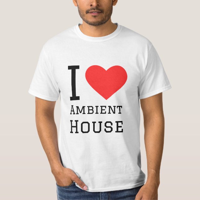 T-shirt J'aime la maison d'ambiance (Devant)