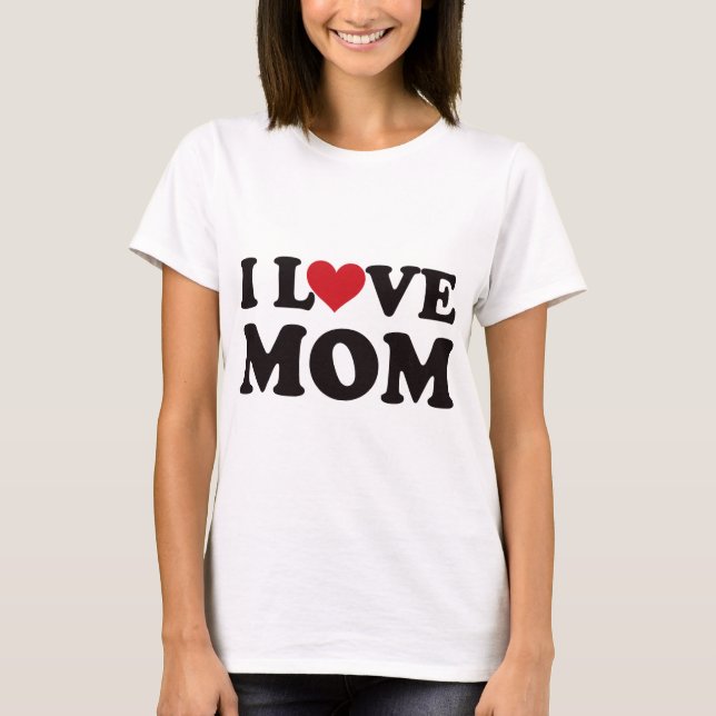 T-shirt J'aime la maman (Devant)