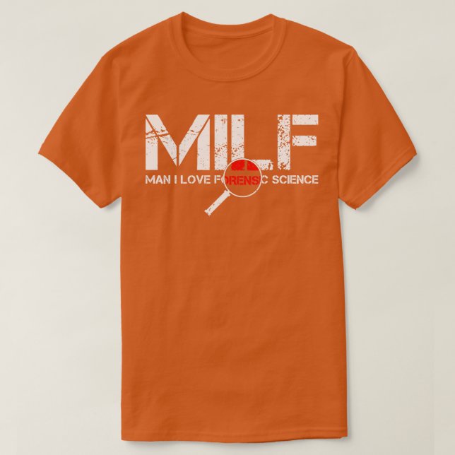 T-shirt J'aime la médecine légale Forensics Science étudia (Design devant)