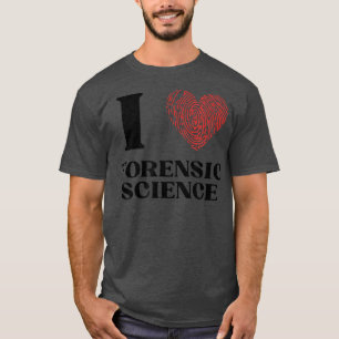 T-shirt J'aime la médecine légaleHommes Femmes Criminologi