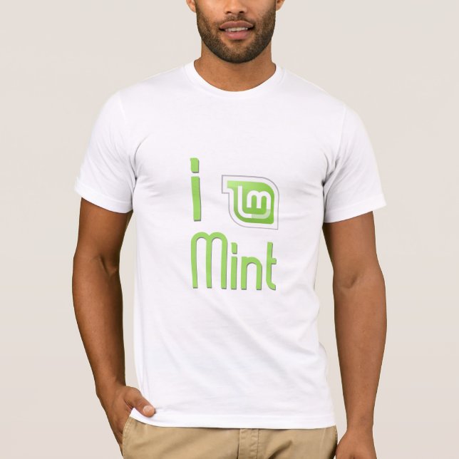 T-shirt J'aime la menthe (Devant)