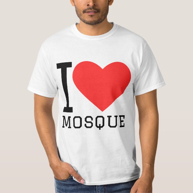 T-shirt J'aime la mosquée (Devant)
